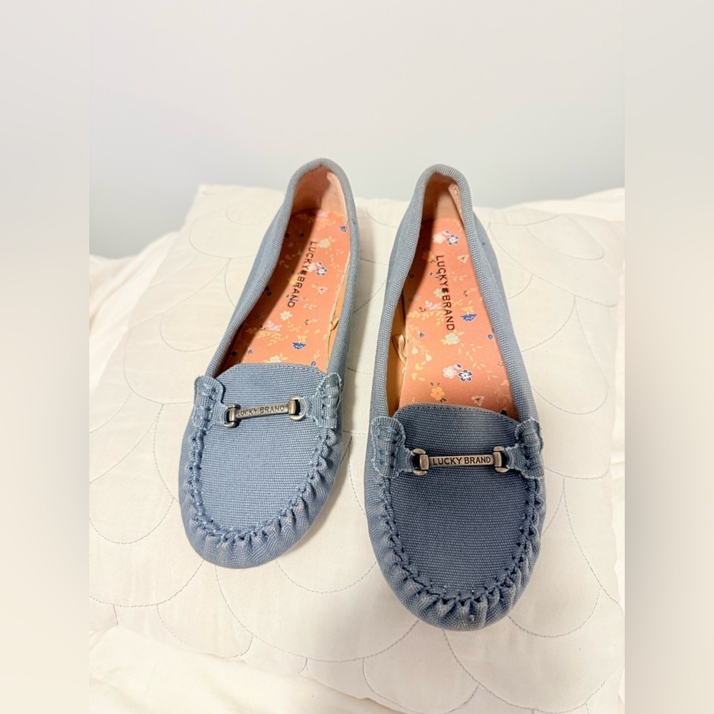 Lucky Brand Slate Blue Loafers
